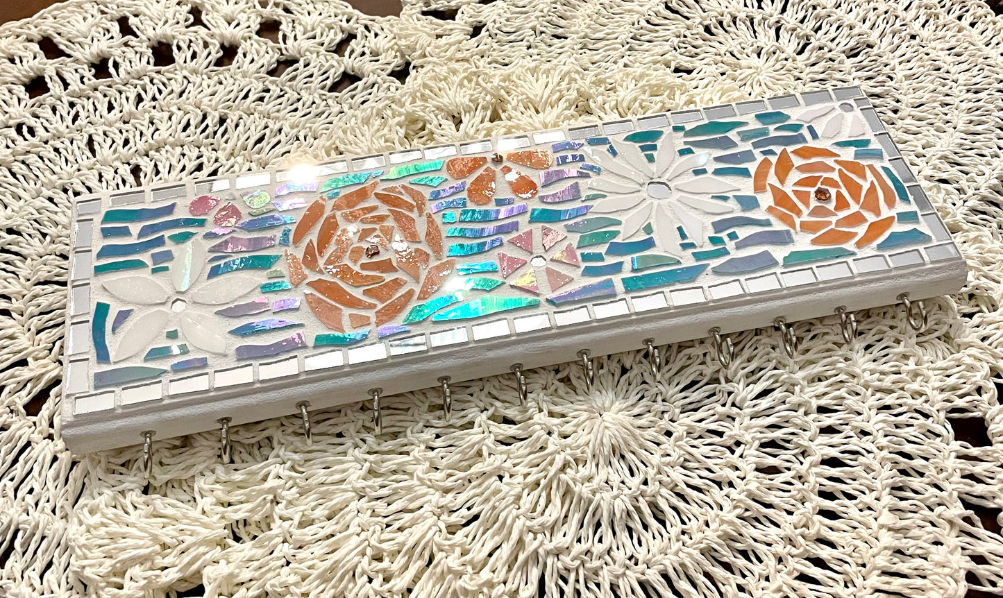 Mosaic Necklace Display Hanger Handmade