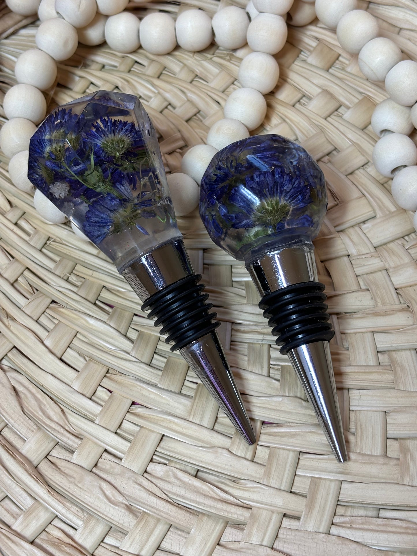 Handmade Floral Wine bottle Stopper