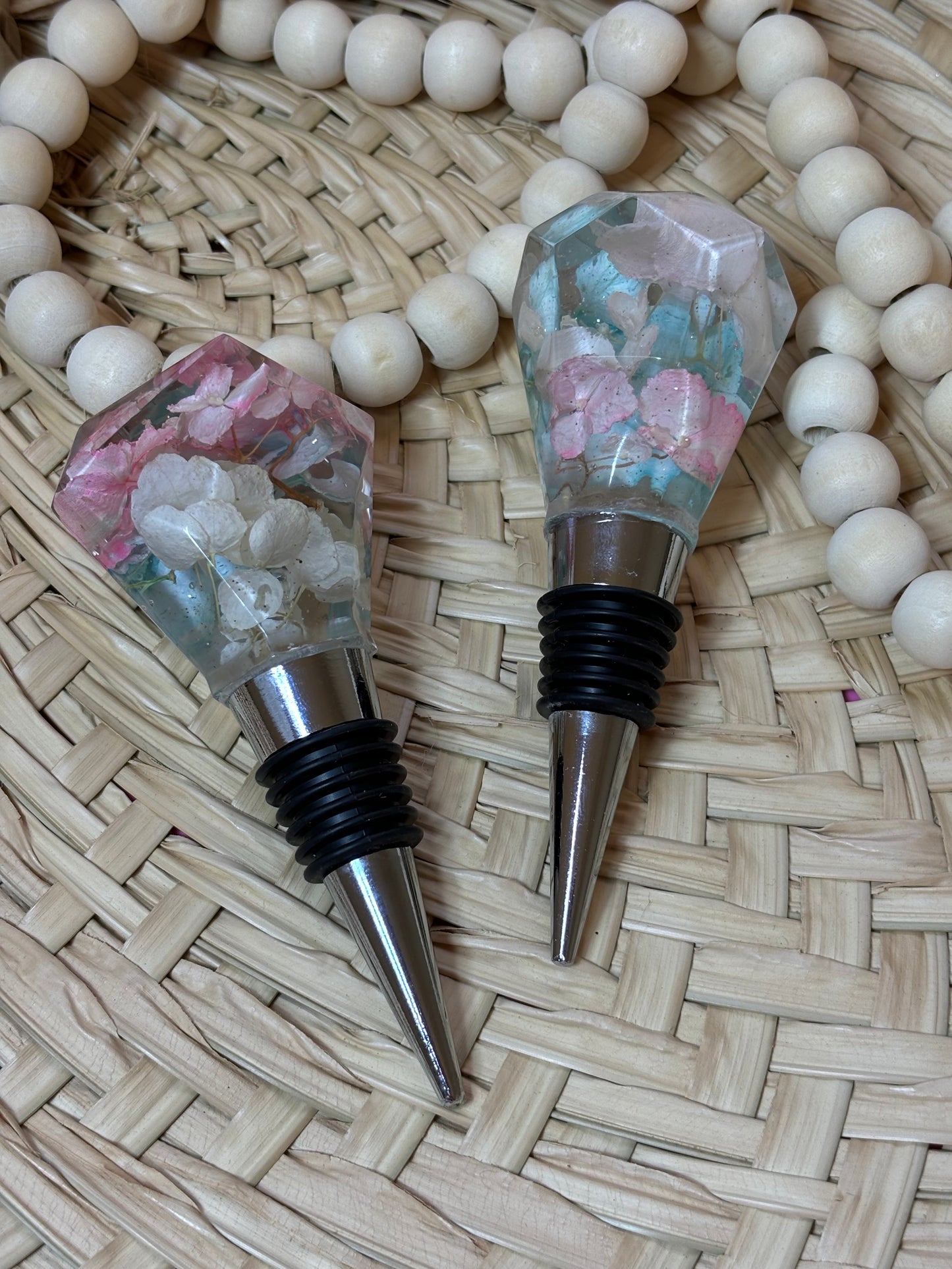 Handmade Floral Wine bottle Stopper