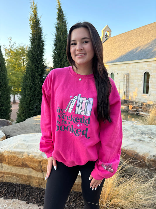 Sweatshirt My weekend is Fully Booked Crewneck