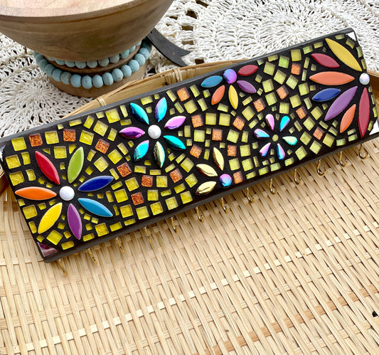 Mosaic Jewelry Necklace Holder Handmade
