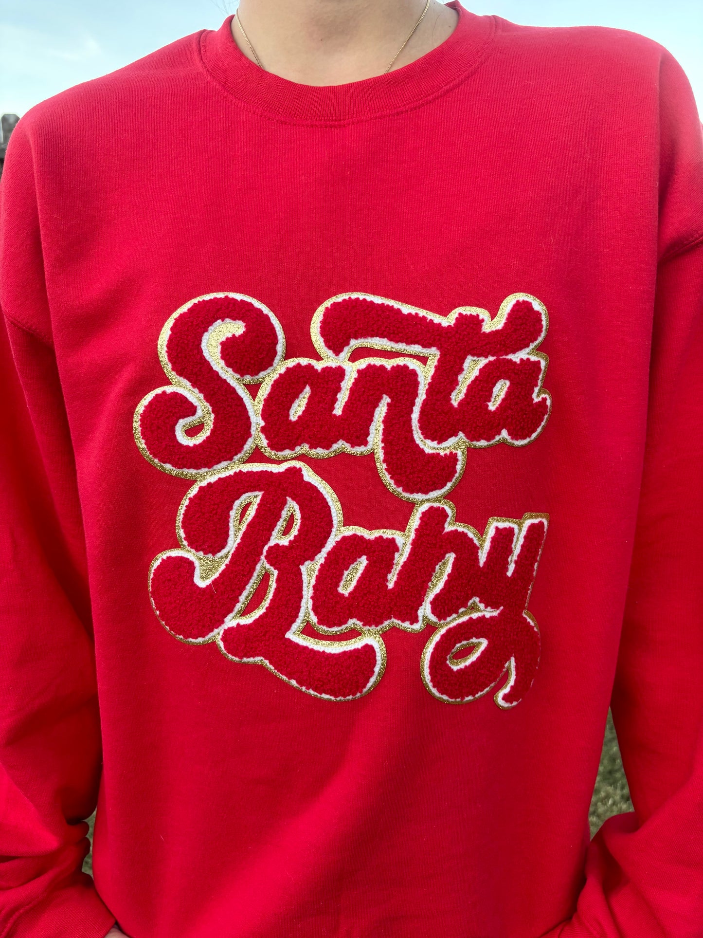 Santa Baby Sweatshirt Red