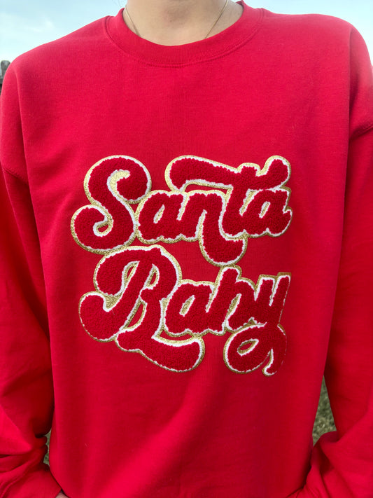 Santa Baby Sweatshirt Red