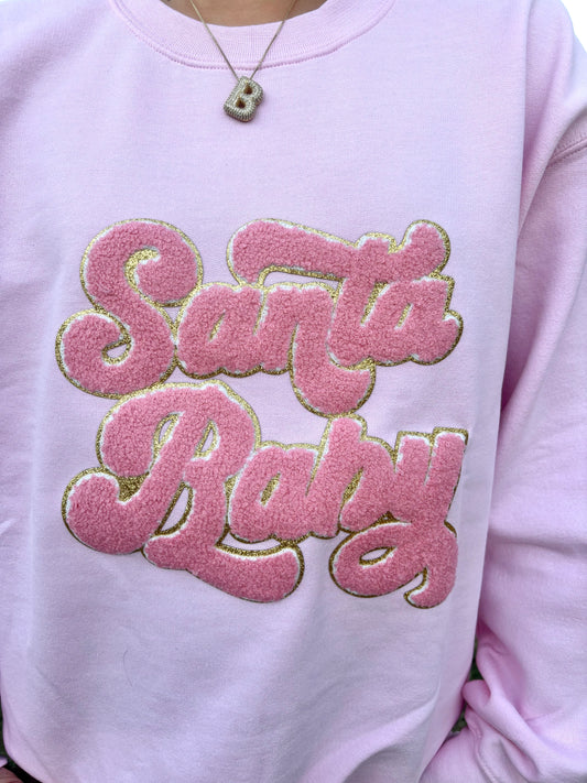 Santa Baby Sweatshirt Pink