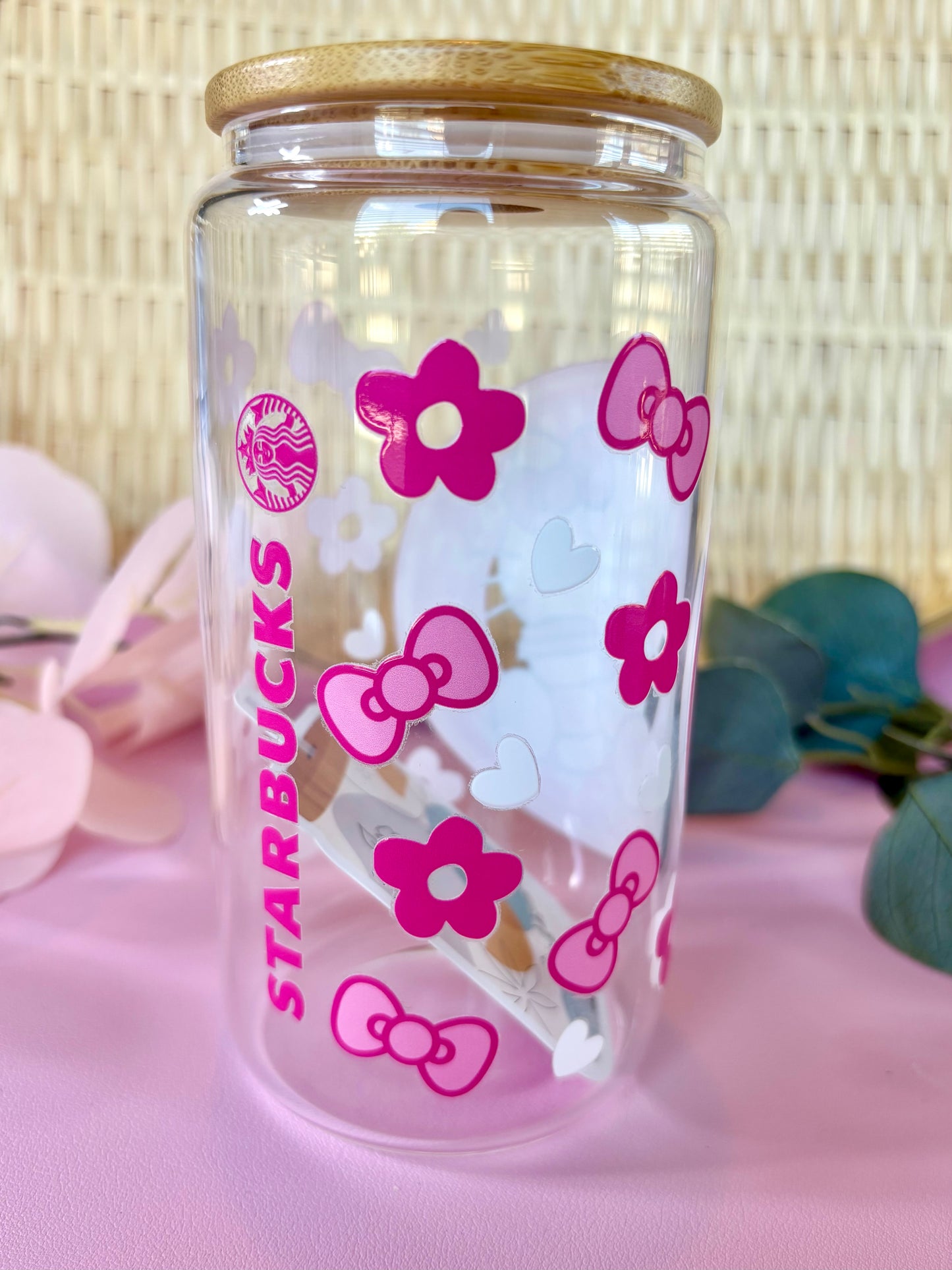 Cute Glass Cup Kitty