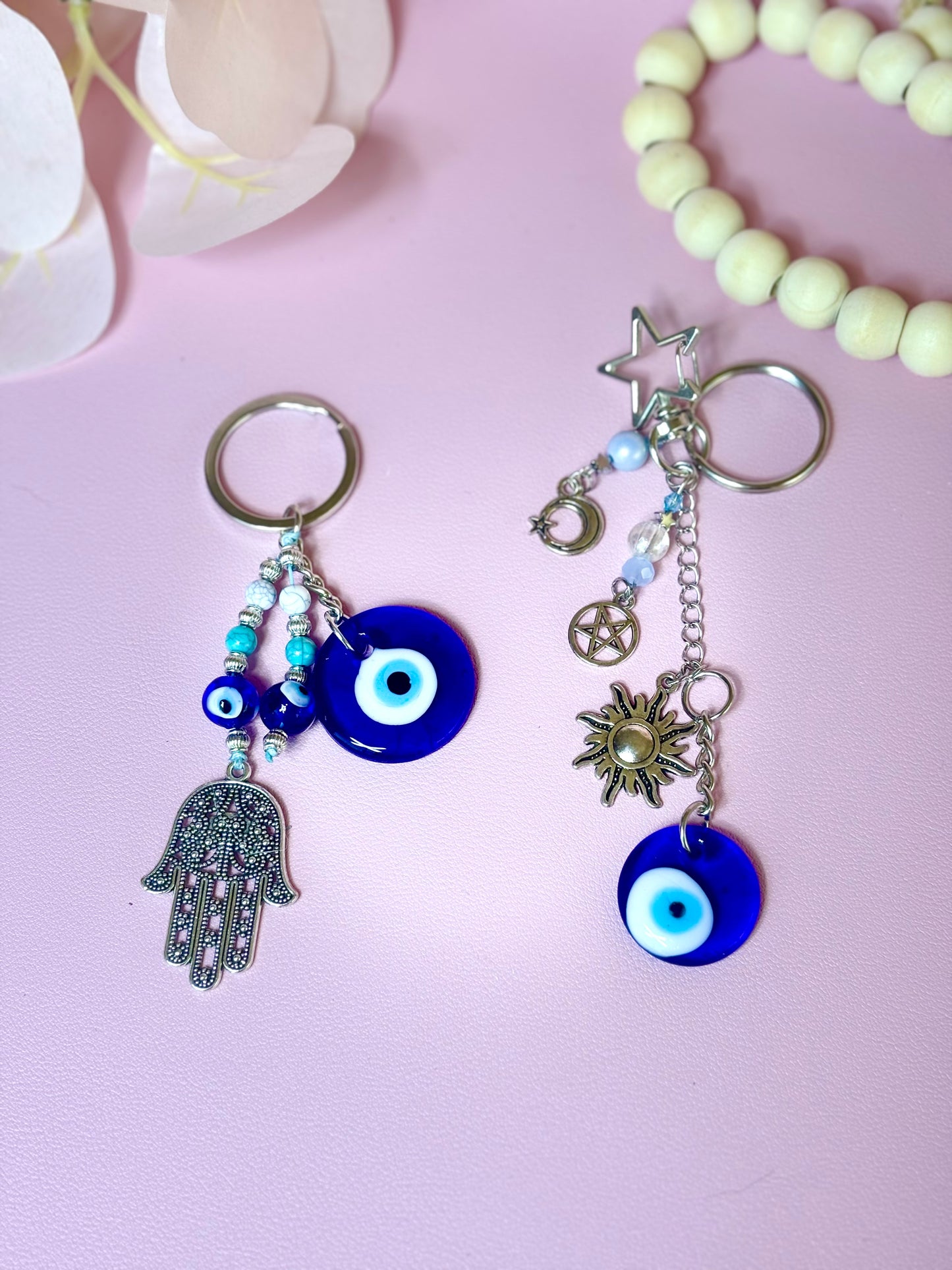 Evil Eye Bag Charm Keychain