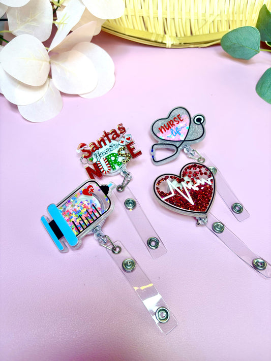 Retractible Badge Reels for Nurses or Medical Workers