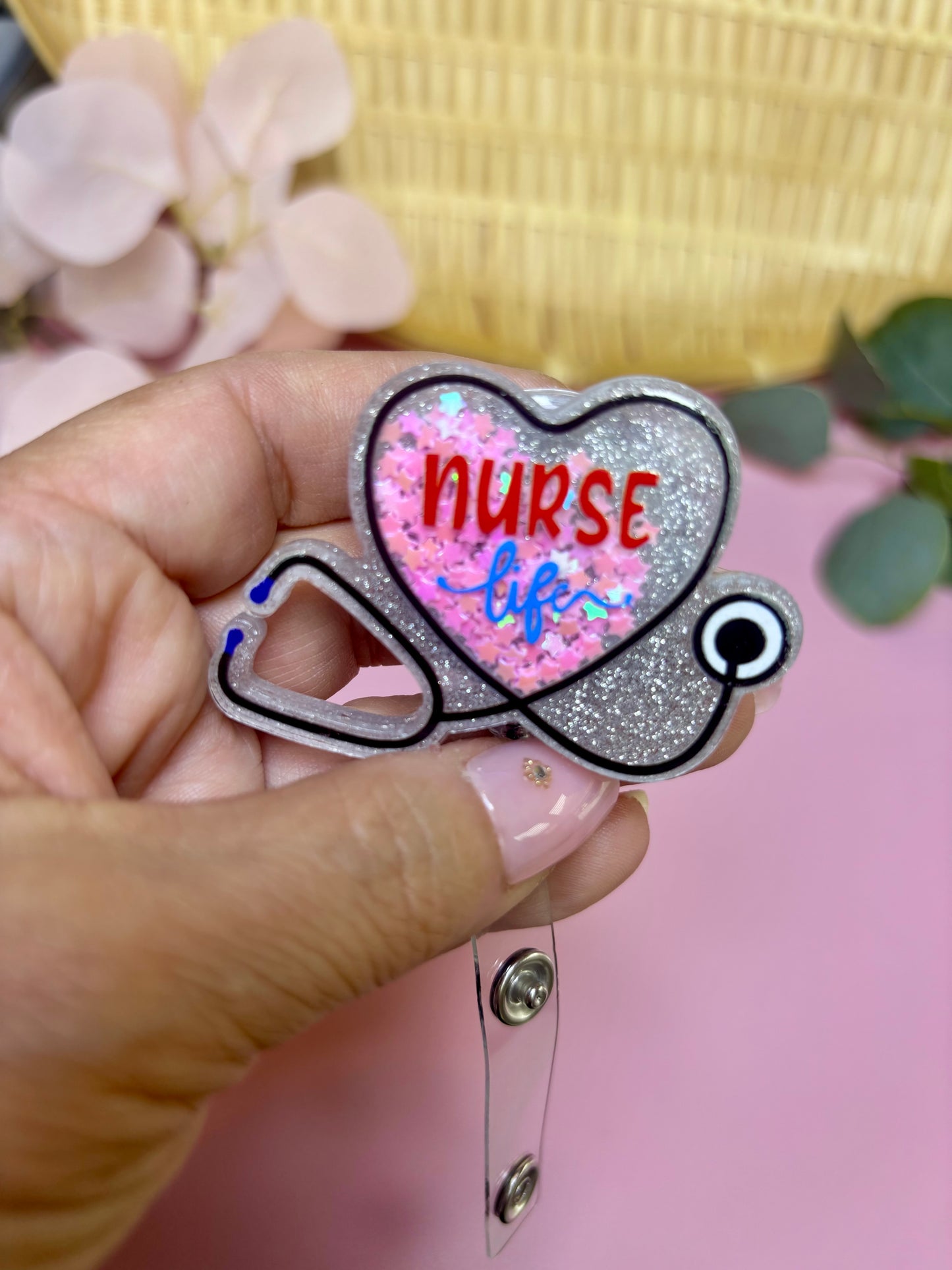 Retractible Badge Reels for Nurses or Medical Workers