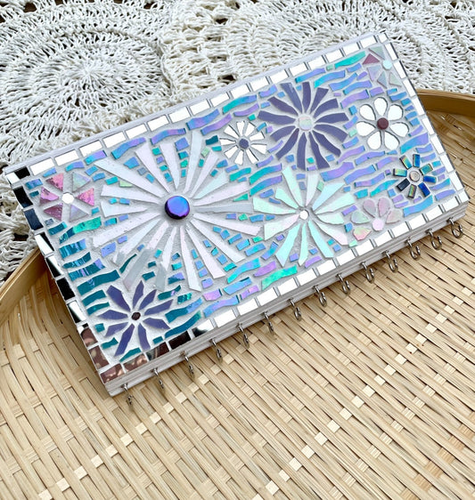 Mosaic Jewelry Necklace Holder Handmade