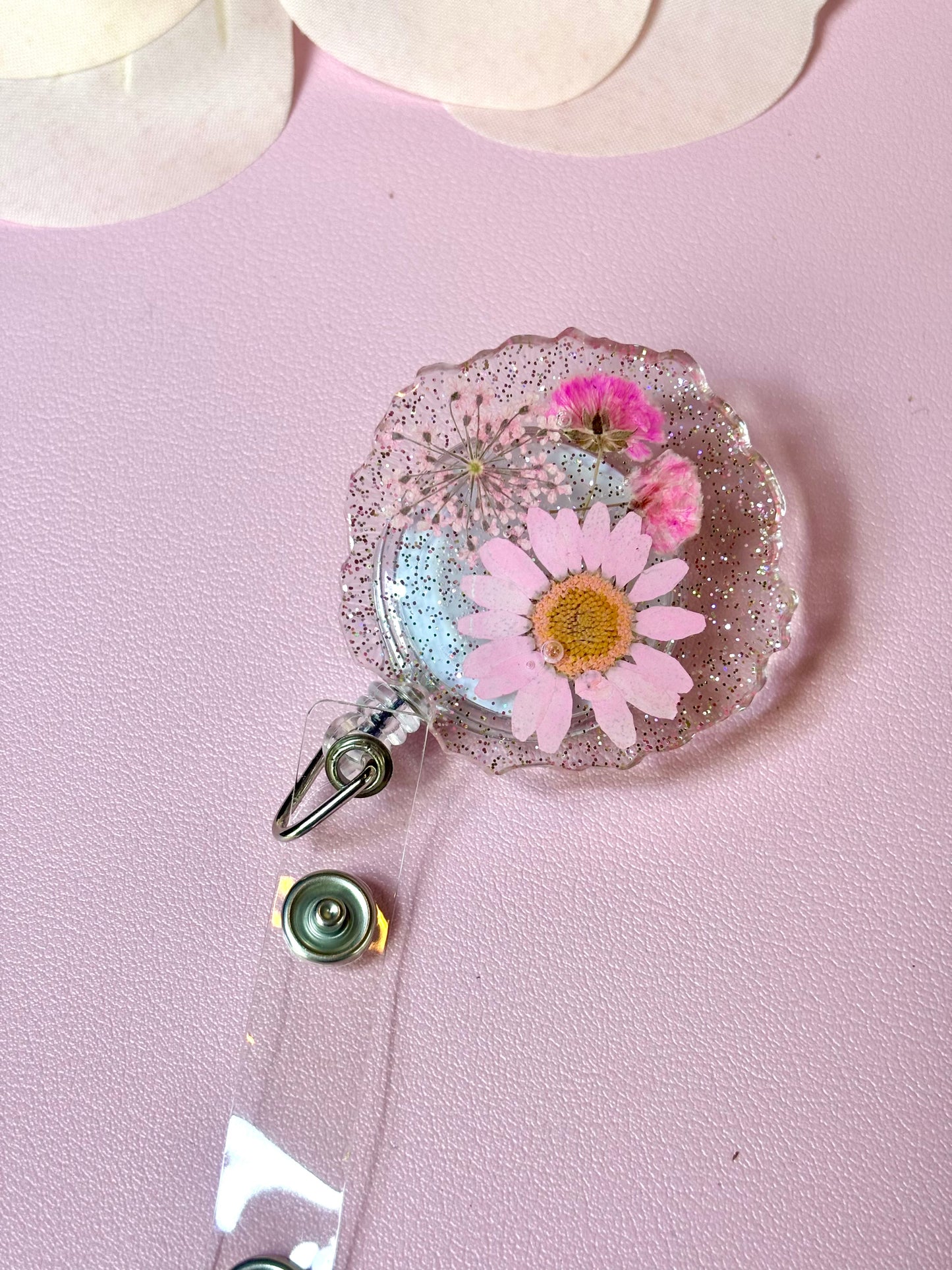 Handmade Flower badge Reels