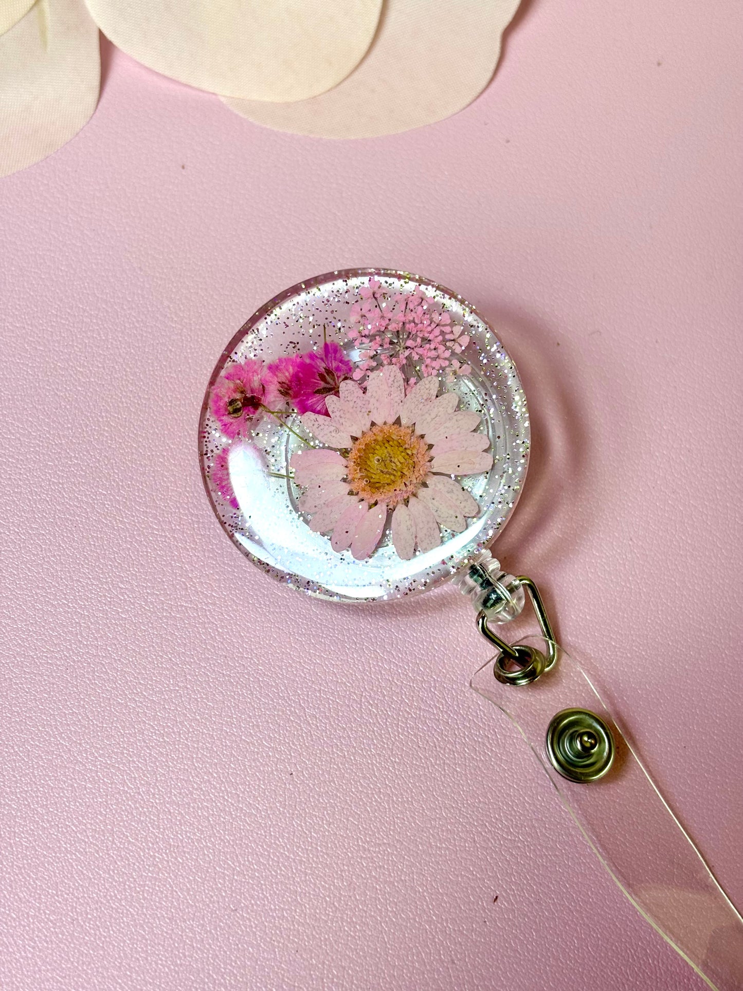 Handmade Flower badge Reels
