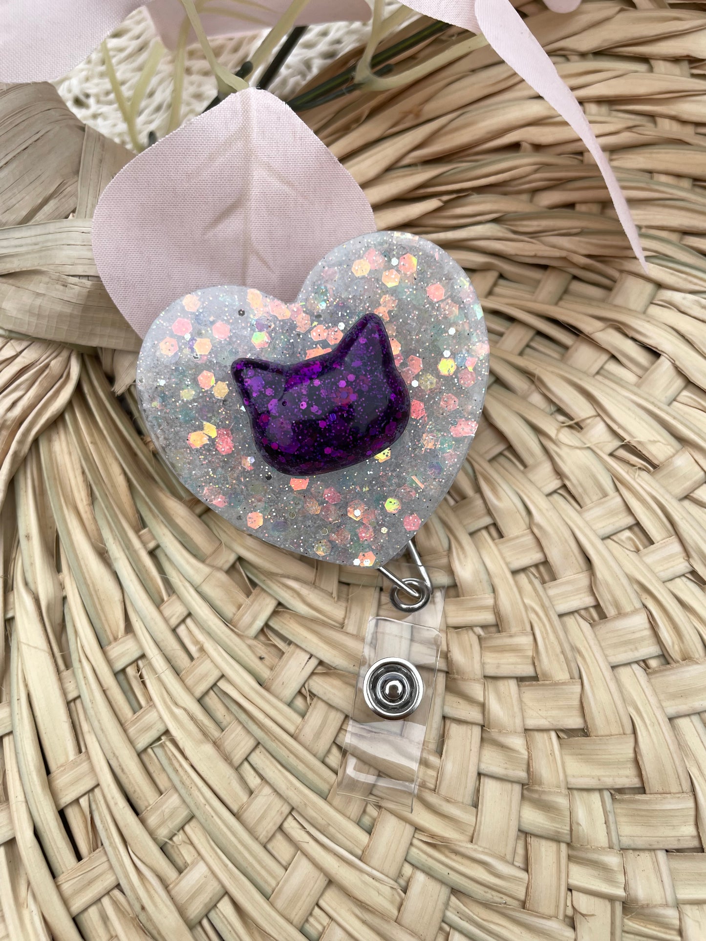 Badge Reel for Cat Lover's Retractible Badge