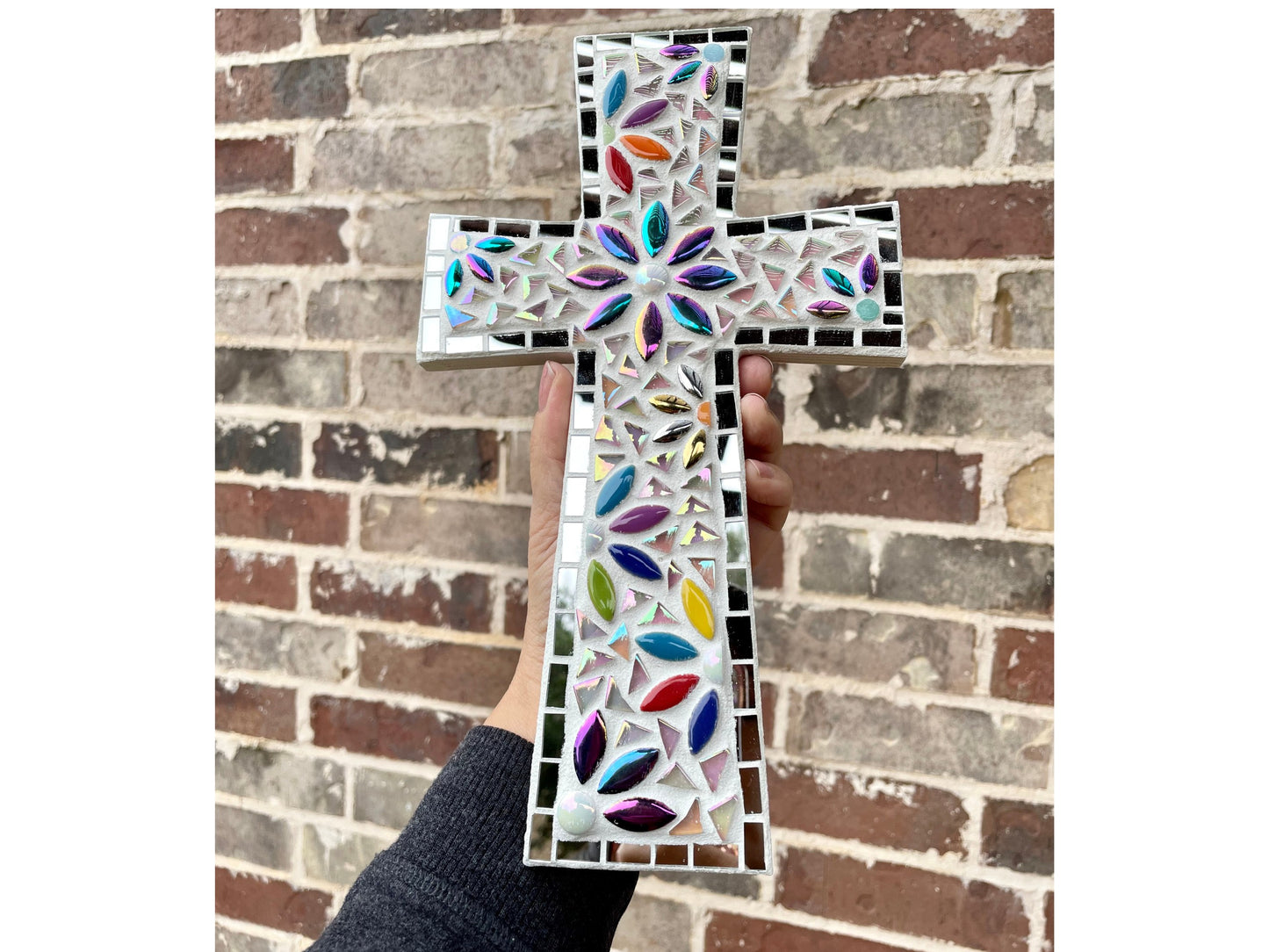 Mosaic Cross Handmade Religious Decor